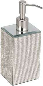 Sparkle Diamante Silver Bling Soap dispenser Hand Cream Pump