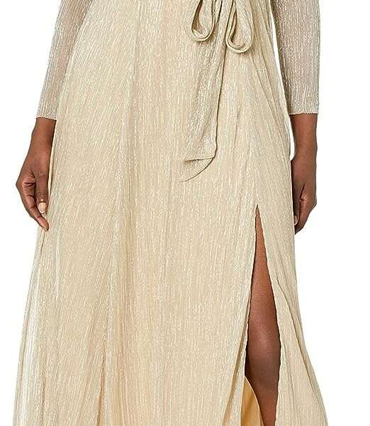 Anne Klein Women's Long Sleeve Maxi Dress