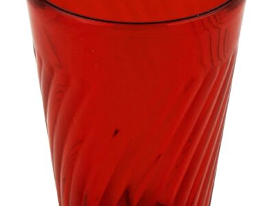 G.E.T. 2220-1-R-EC Tahiti Shatterproof BPA-Free Plastic Tumblers, 20 Ounce, Red (Set of 4)