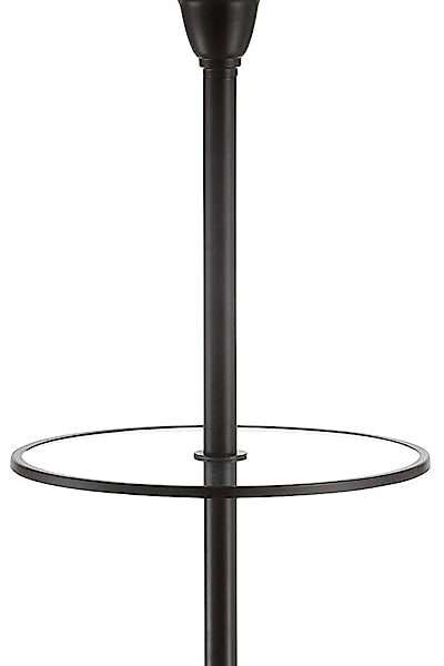 JONATHAN Y JYL3055C Cora 60" Metal/Glass LED Side Table and Floor Lamp Contemporary,Transitional for Bedrooms, Living Room, Office, Reading, Oil Rubbed Bronze, Oil-Rubbed Bronze