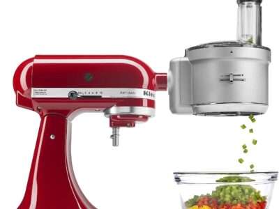 KitchenAid Stand Mixer Attachment, Food Processor with Commercial Dicing Kit KSM2FPA, Fits All KitchenAid Stand Mixers