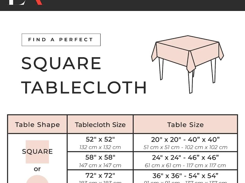 LA Linen Polyester Poplin Washable Square Tablecloth, Table Cover 90x90, Fabric Table Cloth for Dinning, Kitchen, Party, Holiday 90 by 90-Inch, Hot Pink, (TCpop90x90_HotPinkP38)