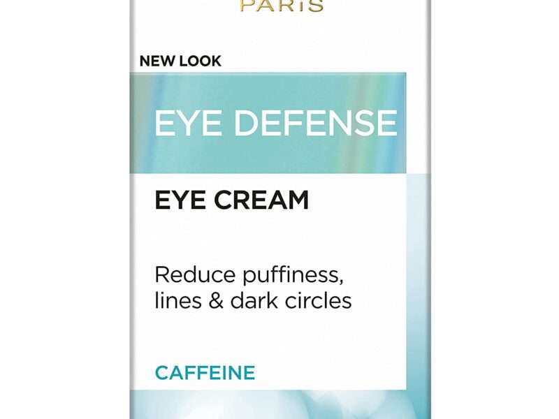 L'Oreal Paris Dermo-Expertise Eye Defense Eye Cream with Caffeine and Hyaluronic Acid, For All Skin Types, 0.5 oz