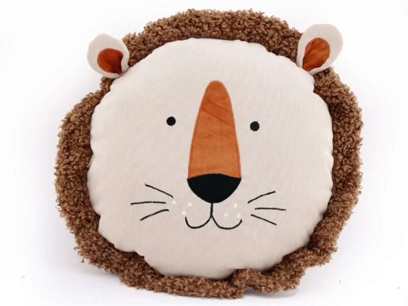 Lion Face Scatter Cushion 40cm