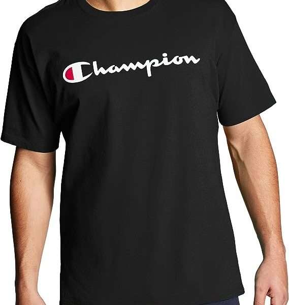 Champion T-Shirt, Cotton Midweight Men's Crewneck Tee, Fashion (Reg. Or Big & Tall)
