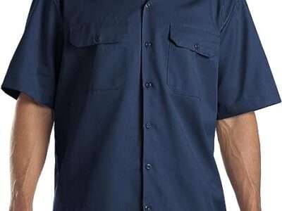 Dickies Men's Short-Sleeve Flex Twill Work Shirt Big