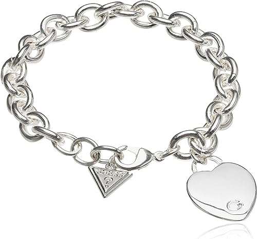 GUESS Basic G Logo Heart Link Bracelet