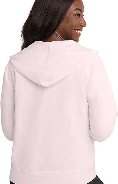 Hanes Full-Zip Hooded, EcoSmart Sweatshirt, Women's Comfortable Hoodie