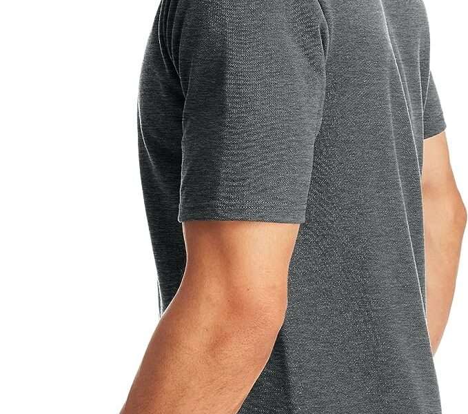 Hanes Men’s X-Temp Short Sleeve Polo Shirt, Midweight Men's Shirt