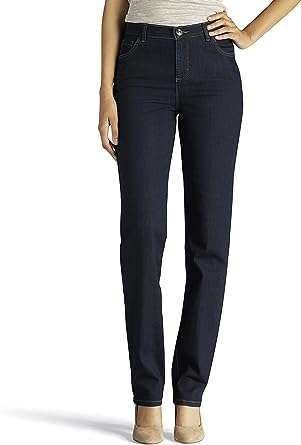 Lee Women's Instantly Slims Classic Relaxed Fit Monroe Straight Leg Jean