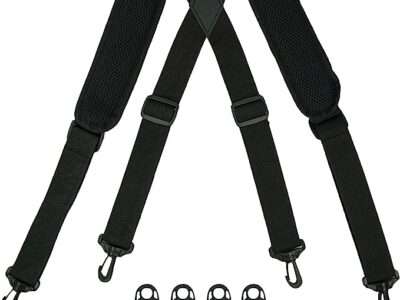 MELOTOUGH Tactical Suspenders,Police Suspenders for Duty Belt Belt with Padded Adjustable Shoulder