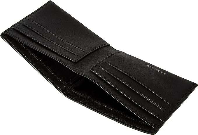 PS Paul Smith Men's Wallet BFOLD Stripe, Black