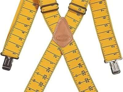 Bucket Boss - Liar’s Suspenders, Belts & Suspenders (61100), Yellow (Yardstick)