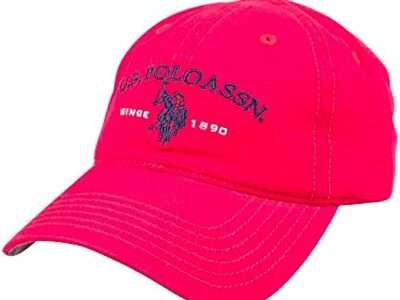 Concept One U.s Polo Assn. Embroidered Pony Horse Logo Since 1890 Adjustable Cotton Baseball Hat with Curved Brim