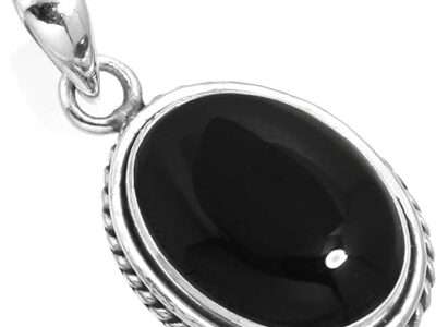 JEWELOPORIUM 925 Sterling Silver Handmade Pendant for Women 12x16 Oval Gemstone Statement Jewelry for Gift
