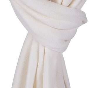 Love Cashmere Women's 100% Cashmere Wrap Scarf - hand made in Scotland RRP $350