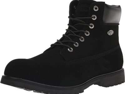 Lugz Mens Convoy Fleece Wr Lace Up Casual Boots Ankle - Black