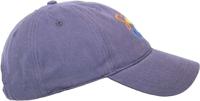 Macbeth Summer Embroidered Baseball Cap, Adjustable Grey