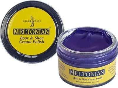 Meltonian Cream High Quality Shoe Polish for Leather Boot, Purse, Furniture Wax Leather Conditioner 1.7 OZ Jar