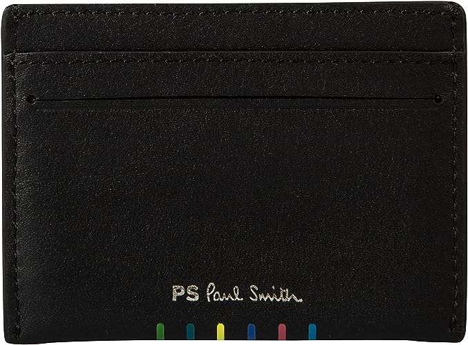 PS Paul Smith Men's Wallet CC Stripe, Black
