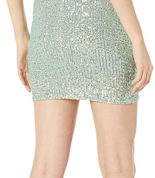 Speechless Women's Sleeveless Glitter Slip Dress