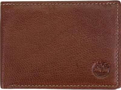 Timberland Men's Leather RFID Blocking Passcase Security Wallet