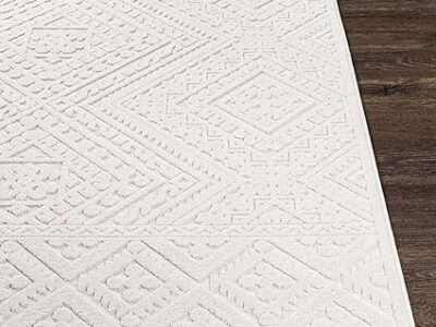 Artistic Weavers Ivor Outdoor Textured Area Rug,5'3" x 7'3",Cream
