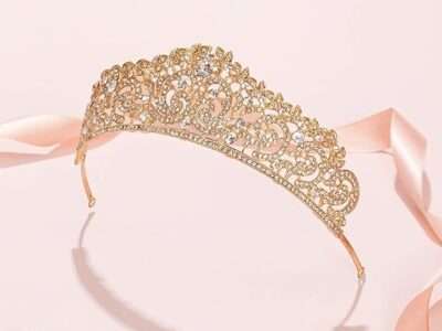Crystal Princess Crown - Girls Shiny Rhinestone Tiara - Queen Crown for Wedding, Bridal, Birthday, Party, Prom