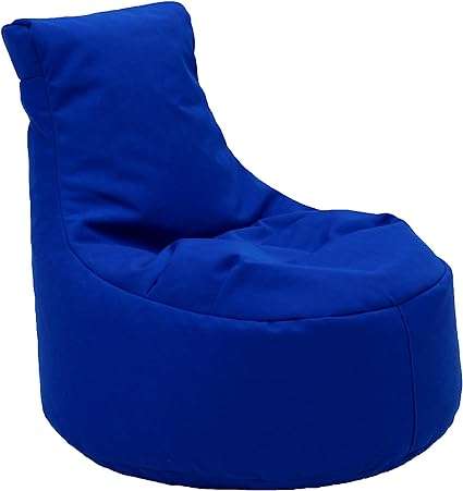 Factory Direct Partners Element Paddle Out Bean Bag Chair for Kids, Comfy Indoor Outdoor Bean-Filled Flexible Seating for Reading, Playroom, Classroom, Patio or Garage - Red, 14031-RD