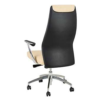 Norwood Commercial Furniture Premium High Back Contemporary Fully-Adjustable Executive Office Desk Chair, Beige (NOR-PEG6554BG-SO)