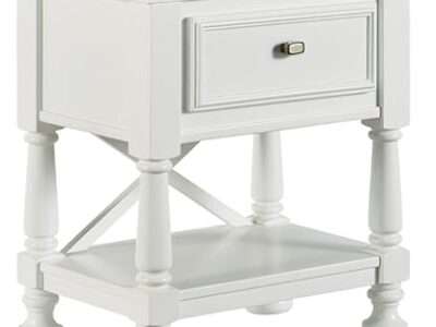 Signature Design by Ashley Kaslyn Country Cottage 1 Drawer Children's Nightstand, White