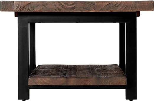 Alaterre Furniture Alaterre AZMBA1320 Sonoma Rustic Natural Cube Coffee Table, Brown, 27 inch