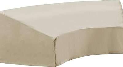 Crosley Furniture CO7505-TA Heavy-Gauge Reinforced Vinyl Cover for Catalina Sectional, Tan