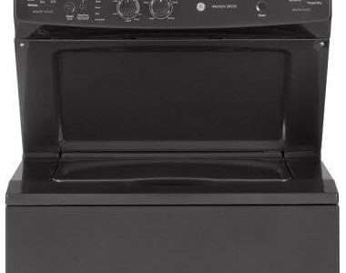 GE GUD27ESPMDG Spacemaker Series 27 Inch Electric Laundry Center with 3.8 cu. ft. Washer Capacity in Diamond Gray