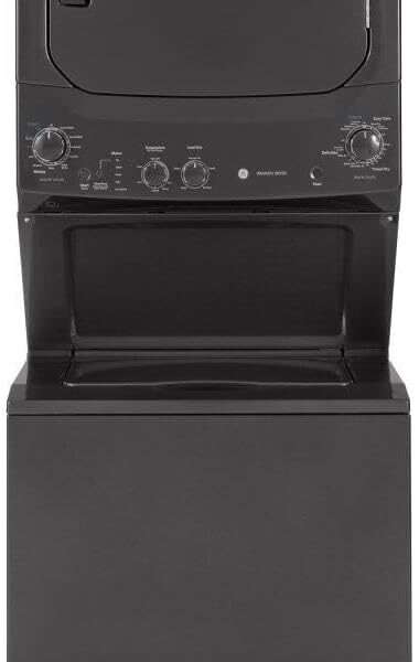 GE GUD27ESPMDG Spacemaker Series 27 Inch Electric Laundry Center with 3.8 cu. ft. Washer Capacity in Diamond Gray
