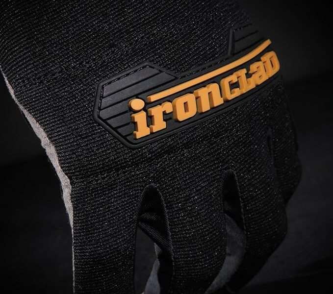 Ironclad General Utility Work Gloves GUG, All-Purpose, Performance Fit, Durable, Machine Washable, (1 Pair) Black