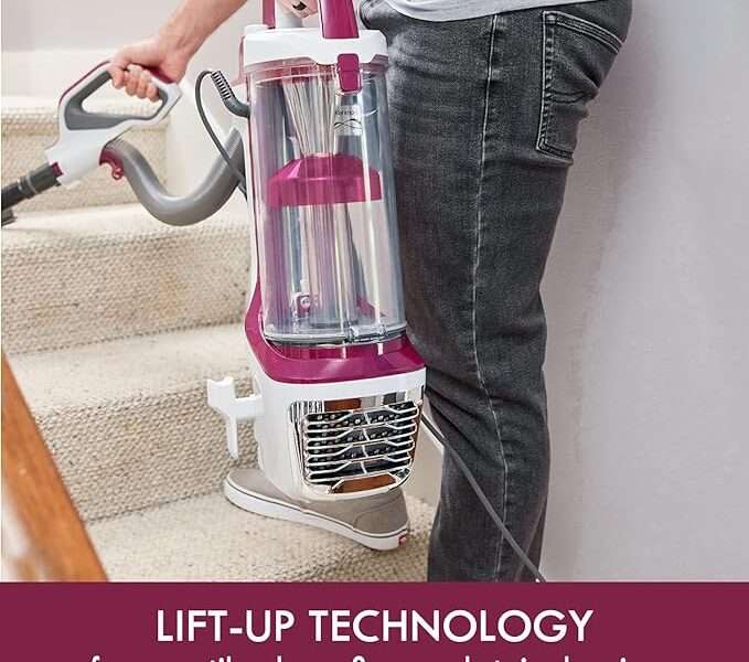 Kenmore DU5092 Bagless Upright Vacuum Lift-Up Carpet Vacuum Cleaner 2-Motor Power Suction with Hair Eliminator Brushroll, Pet Handi-Mate