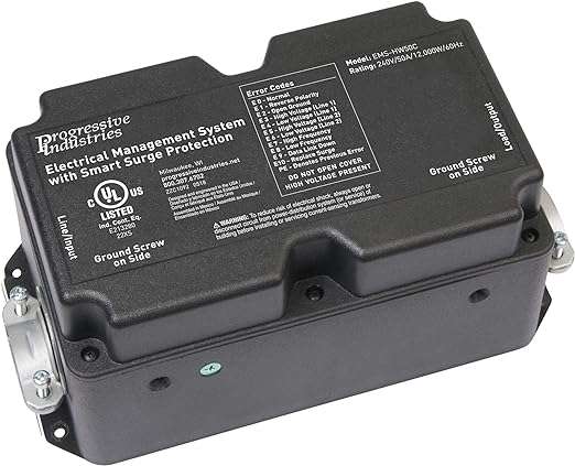Progressive Industries RV Surge Protector, Available in 30 50 Amp, Portable and Hardwired Options.