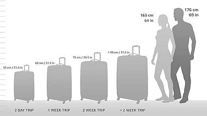 U.S. Traveler Rio Rugged Fabric Expandable Carry-on Luggage, 2 Wheel Rolling Suitcase, Blue, Set