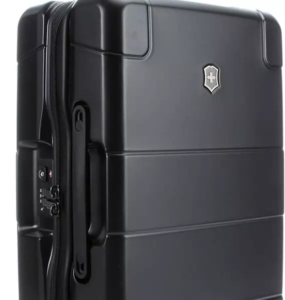 Victorinox Lexicon Hardside Expandable Spinner Luggage, Black, Carry-On, Frequent Flyer (22) (602101)