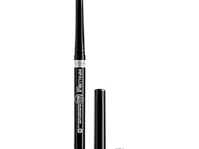 L'Oreal Paris Infallible Grip Mechanical Gel Eyeliner Pencil, Smudge-Resistant, Waterproof Eye Makeup with Up to 36HR Wear, Intense Black, 0.01 Oz