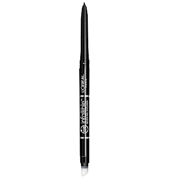 L'Oreal Paris Makeup Infallible Never Fail Original Mechanical Pencil Eyeliner with Built in Sharpener, Carbon Black, 0.008 oz.