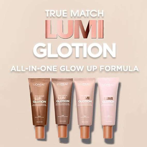 L'Oreal Paris Makeup True Match Lumi Glotion Natural Glow Enhancer Lotion, Fair, 1.35 Ounces
