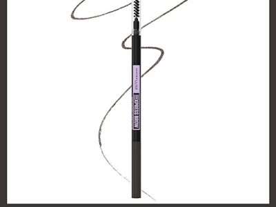 Maybelline Brow Ultra Slim Defining Eyebrow Makeup Mechanical Pencil With 1.55 MM Tip And Blending Spoolie For Precisely Defined Eyebrows, Deep Brown, 0.003 oz.