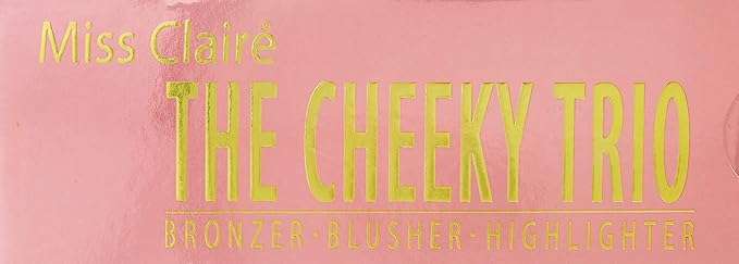Miss Claire The Cheeky Trio Bronzer, Blusher, Highlighter 1, Multi, 20 g