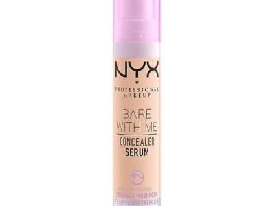 NYX PROFESSIONAL MAKEUP Bare With Me Concealer Serum, Up To 24Hr Hydration - Vanilla