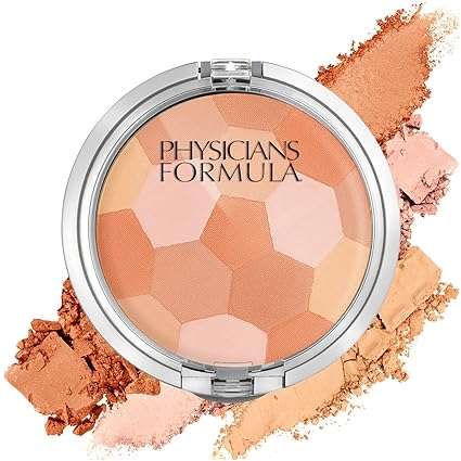 Physicians Formula Powder Palette Multi-Colored Bronzer Healthy Glow Bronzer, Dermatologist Tested, Clinicially Tested