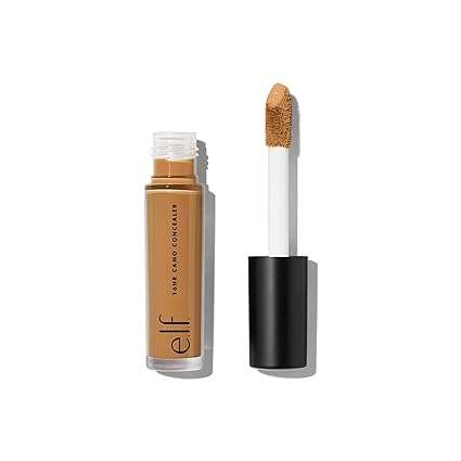 e.l.f. 16HR Camo Concealer, Full Coverage, Highly Pigmented Concealer With Matte Finish, Crease-proof, Vegan & Cruelty-Free, Deep Olive, 0.203 Fl Oz