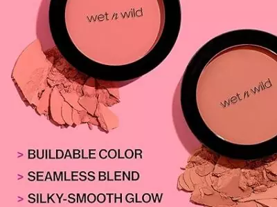 wet n wild Color Icon Blush Powder Makeup, Pinch Me Pink
