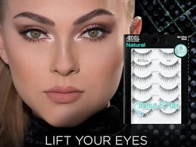 Ardell False Eyelashes, Natural 110, 5 pair + bonus pair Multipack for Eye-Lifting Effect